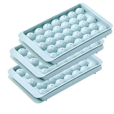 Mini círculo de gelo-cubo bandejas de plástico PP bola de gelo redonda fabricante de molde para congelador