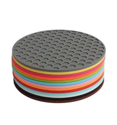 Coaster de taça de mel criativo para isolamento e antiderrapante almofada de taça de silicone