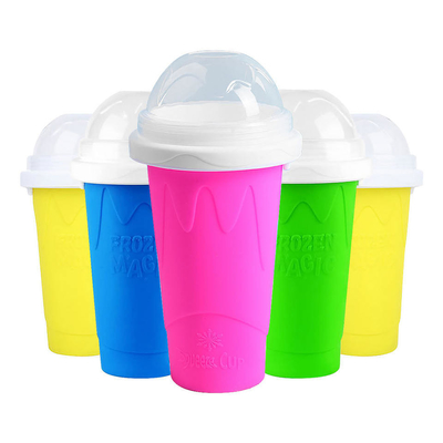 Tapete DIY Slushie Maker Cup Magic Slushy Maker Squeeze Cup Verão Frio Rápido Frio Smoothie Pinch Cup