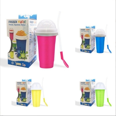 Tapete DIY Slushie Maker Cup Magic Slushy Maker Squeeze Cup Verão Frio Rápido Frio Smoothie Pinch Cup