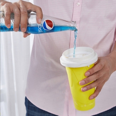 Tapete DIY Slushie Maker Cup Magic Slushy Maker Squeeze Cup Verão Frio Rápido Frio Smoothie Pinch Cup