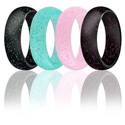 Anel de dedo de silicone suave personalizado para mulheres