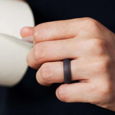 Anel de dedo de silicone suave personalizado para mulheres