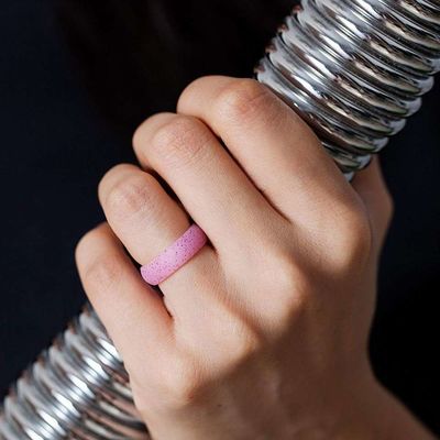 Anel de dedo de silicone suave personalizado para mulheres