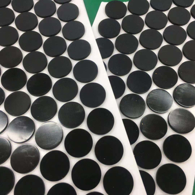 Pad de silicone personalizado para o serviço de processamento de moldagem Transparente Pedaço de borracha de malha preta