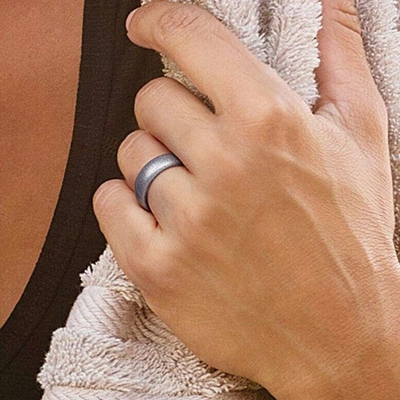 Anéis de casamento de silicone metálico flexíveis com serviço de moldagem