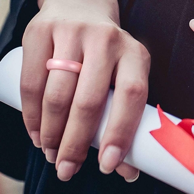 Anéis de casamento de silicone metálico flexíveis com serviço de moldagem