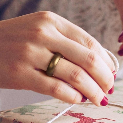 Anéis de casamento de silicone metálico flexíveis com serviço de moldagem