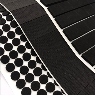 Pad de espuma de EVA adesivo unilateral personalizado Pad de pé circular preto para proteção