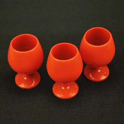Copo de vinho de silicone descartável criativo de viagem para acampamento ao ar livre