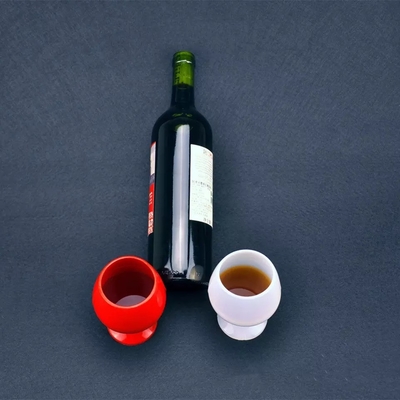 Copo de vinho de silicone descartável criativo de viagem para acampamento ao ar livre