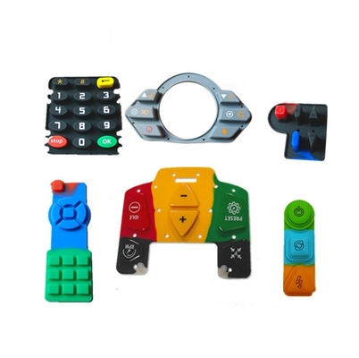 Serviço de processamento Moagem Botão de borracha de silicone Push Button Switch personalizado