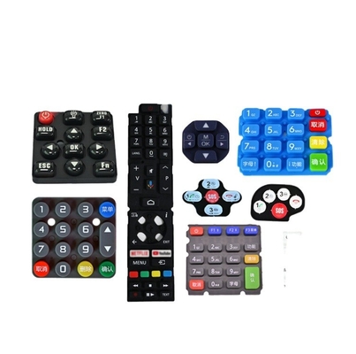 Serviço de processamento Moagem Botão de borracha de silicone Push Button Switch personalizado