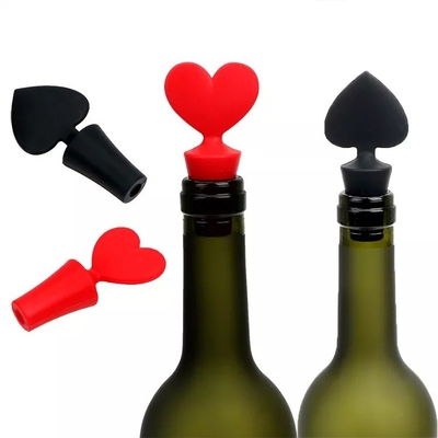 Gelado de conservação fresca rolha tampão de garrafa de silicone Top Poker Bar Acessórios