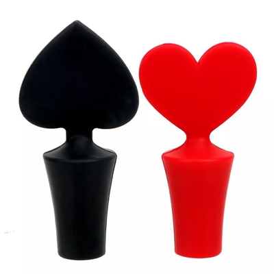 Gelado de conservação fresca rolha tampão de garrafa de silicone Top Poker Bar Acessórios