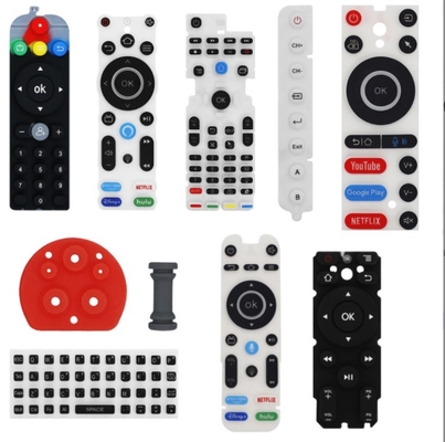 EPDM NBR NR teclado personalizado de borracha de silicone 4x4 MIDI