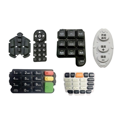 Telefones celulares personalizados Chave de borracha de silicone com pílula de carbono EPDM NBR NR Material