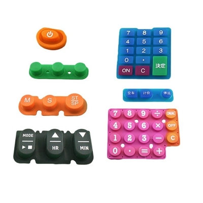 Telefones celulares personalizados Chave de borracha de silicone com pílula de carbono EPDM NBR NR Material