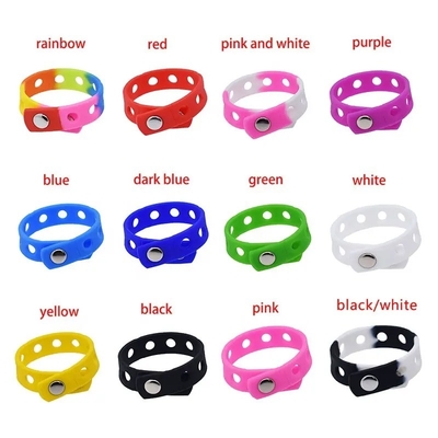 Impressão de tela de seda Logotipo personalizado Pulseira de silicone perfumada para outras atividades