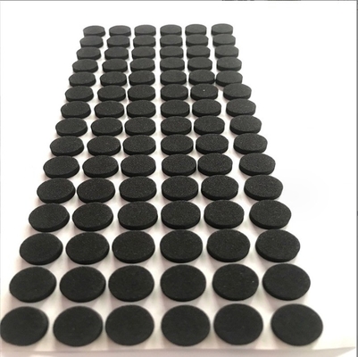 Não deslizante EVA perna de mesa calmante protector de móveis pad custom die cut negro adesivos de mesa