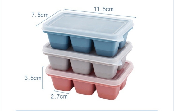 Caixa de molde de gelo de silicone A ferramenta perfeita para cubos de gelo caseiros em casa