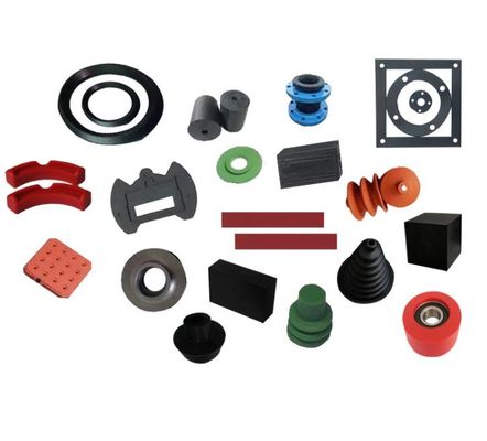 Moagem de peças de borracha de silicone EPDM NBR NR personalizada para várias necessidades industriais