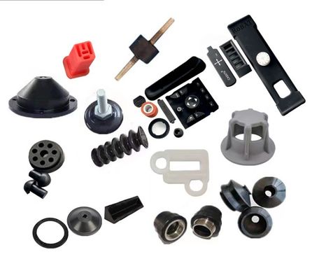 Moagem de peças de borracha de silicone EPDM NBR NR personalizada para várias necessidades industriais
