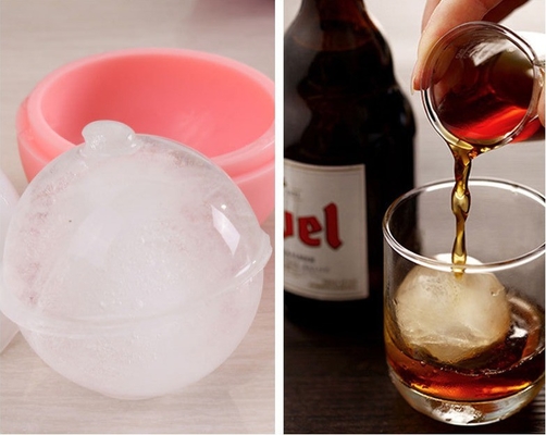 Fornecedor de Molde de Bola de Quebra-Cabeça de Whiskey de Silicone Seguro de Grau Alimentar para Casa de Festa no Bar