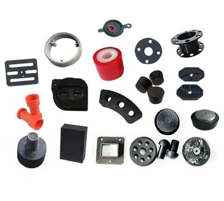 Moagem de peças de borracha de silicone EPDM NBR NR personalizada para várias necessidades industriais