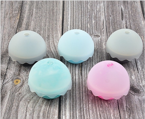 Bolinhas de gelo de silicone de qualidade alimentícia de vinho, esfera de gelo redonda, bola de whisky, molde de bola de gelo