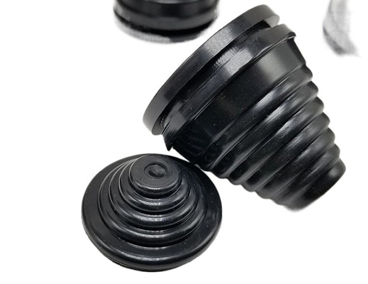 EPDM de silicone NR NBR Grommets de borracha cônica preta Moldura personalizada para fiação de cabo