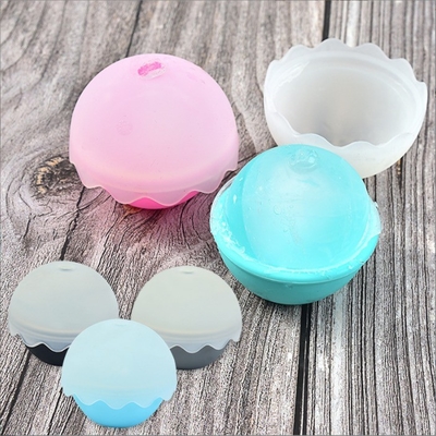 Fabricante de Esferas de Uísque Sustentável em forma redonda durável de 2,4 polegadas Molde de bola de gelo de silicone