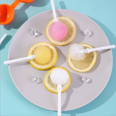 Ferramentas de sorvete de silicone Modelo de grelha para mistura caseira de uísque Bloco Molde de gelo de bola