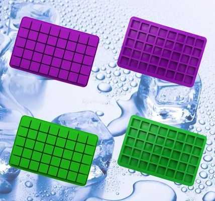 Peça moldada em borracha de silicone SBR especializada para a produção de bandejas de cubos de bolas de gelo