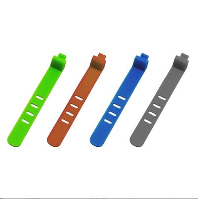 MVQ Custom Molding Silicone Rubber Molded Part for Multifunctional Adjustable Cable Band