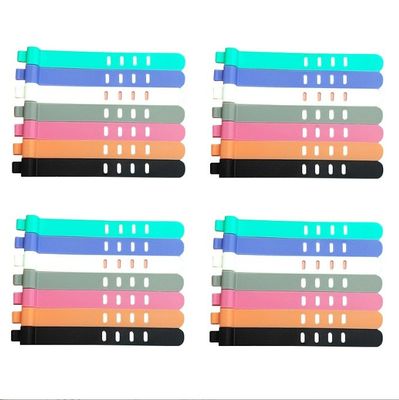 MVQ Custom Molding Silicone Rubber Molded Part for Multifunctional Adjustable Cable Band