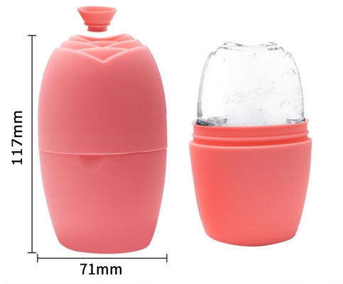 Molde de gelo facial de silicone para cuidados com a pele e beleza Ferramentas de sorvete sustentáveis Tipo
