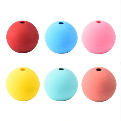 Ferramenta de cozinha Fabricantes de sorvete Molde de bola de gelo de silicone para borracha macia de buraco único