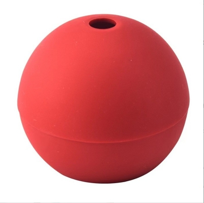 Ferramenta de cozinha Fabricantes de sorvete Molde de bola de gelo de silicone para borracha macia de buraco único