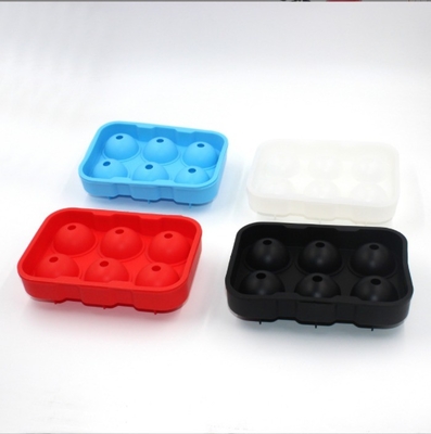 Molde de 6 buracos de silicone para ferramentas de sorvete sustentáveis e versáteis