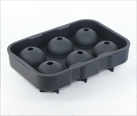 Molde de 6 buracos de silicone para ferramentas de sorvete sustentáveis e versáteis