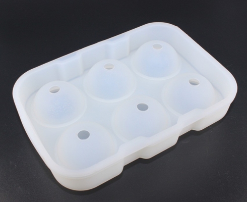 Molde de 6 buracos de silicone para ferramentas de sorvete sustentáveis e versáteis