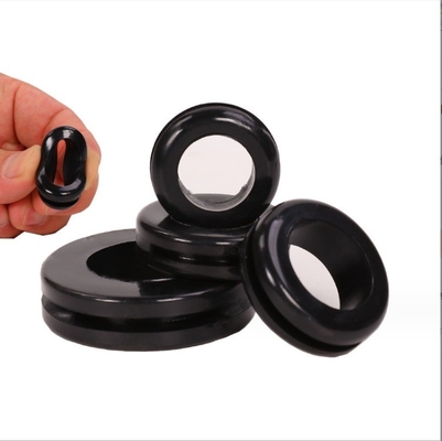 EPDM de borracha de silicone NBR NR Cable Sleeve Rubber Grommet para serviço de processamento de moldagem