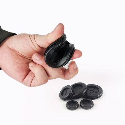 Tubo de vedação de fio de cabo personalizado Grommet Borracha EPDM de silicone para processamento de moldagem NR NBR