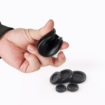 Grommet de borracha de silicone EPDM de tamanho pequeno para cabos à prova d'água e resistente à corrosão