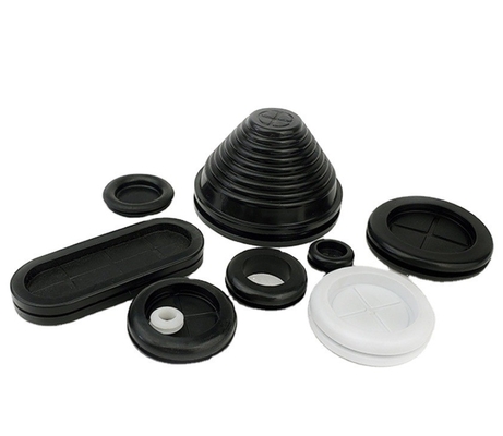 Grommet de borracha de silicone EPDM de tamanho pequeno para cabos à prova d'água e resistente à corrosão