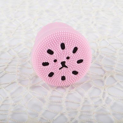 Esfoliação facial de silicone com forma de polvo e com estoque