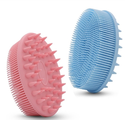 Fácil de limpar a pele de Loofah com esfregão corporal de silicone e escova de banho de chuveiro esfoliante