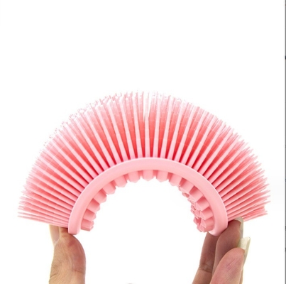 Fácil de limpar a pele de Loofah com esfregão corporal de silicone e escova de banho de chuveiro esfoliante