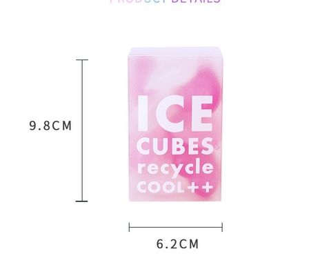 Ferramentas de sorvete Cubo de gelo em forma de coração de plástico para refrigeração de cerveja Acessórios de bar de qualidade alimentar